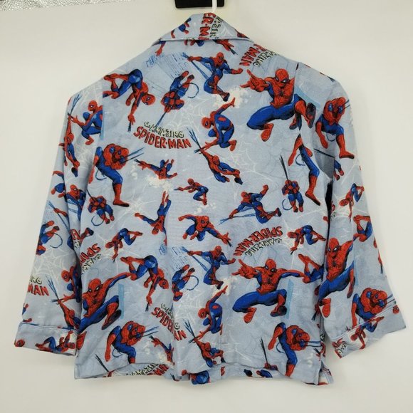 Pottery Barn Kids Spiderman Marvel Pajama Set Size 8 - Picture 6 of 12